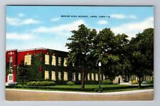 Ames IA-Iowa, Senior High School, Antique, Vintage Souvenir Postcard picture