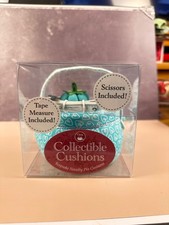 DRITZ COLLECTIBLE CUSHIONS basket pin cushion with accessories picture