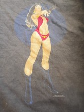 VNG '95 VAMPIRELLA XXL HANES BEEFY T-Shirt Graphitti VERY GOOD Condition picture