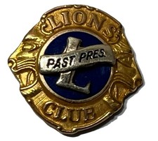 Lions Club Pins - Past President 10K Gold picture