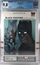 π₯ CGC 9.8 THE PUNISHER #1 PHIL NOTO 1:25 BLACK PANTHER 50TH VARIANT 2016 Marvel picture