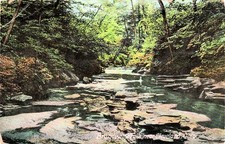 Cleveland Ohio Brandywine Falls Cuyahoga Valley Waterfalls Vtg Postcard 7A picture