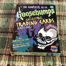 1996 Topps Goosebumps Collectible Trading Cards Series 1 Set New Sealed Box Set picture
