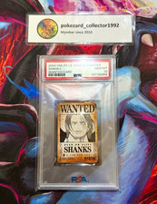 2024 One Piece Imagine Wanted Shanks Wanted Card PSA 10 Low Pop picture