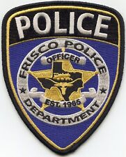 FRISCO TEXAS TX POLICE PATCH picture