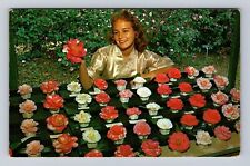La Canada CA-California, Descanso Gardens, Camellia Show, Vintage Postcard picture