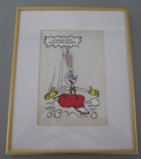 Who Framed Roger Rabbit Walt Disney Animation Art Cel Movie 1988 Vtg No COA picture