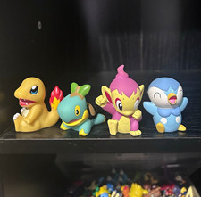 Bandai Kids Shiny pokemon finger puppets piplup Chimchar turtwig Charmander picture