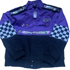 Sanrio Kuromi Purple Black White Checkered Racing Anime & Manga Animation NWT picture