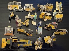 Lot Of 18 Vintage Poste telefoni e telegrafi PTT SWISS POSTAL SERVICE PIN SPILLA picture