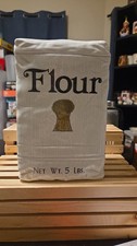 Vintage 1979 Betty St John For Shafford Ceramic 5lb Bag Flour Canister READ picture