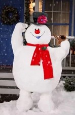 5.9 FT ANIMATED FROSTY THE SNOWMAN CHRISTMAS ANIMATRONIC picture
