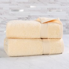 Superior Heritage Egyptian Cotton Bath Sheet Set, Heavyweight Towels Bathroom picture