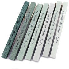 Effortless Edge Sharpening with 7 Grits Silicon Carbide Stones - Ideal for Tools picture