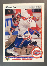 Patrick Roy 1990-91 Upper Deck French UER / feet and inches reversed - 153 picture