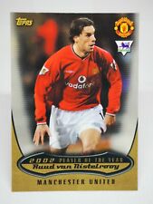Topps premier gold c20 2003 player of the year 2002 #poty 10 ruud van nistelrooy picture