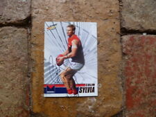 COLIN SYLVIA PERSONALLY HANDSIGNED 2008 AFL CARD MELBOURNE DEMONS picture