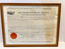1882 Antique Homestead Certificate Chester A Arthur Signed Land Patent Kansas picture