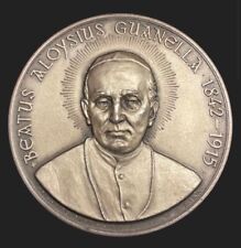 Silver Beatification Medal, Saint Aloysius Guanella (1842-1915) 1964, 60.92g picture