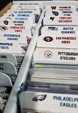 (32) TALL Sports Card Dividers with 32 FREE NFL Team Logos Label Set picture