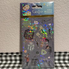 80-PCS Coraline 4 Sheet Sticker Sheets picture