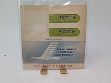 Vintage Northwest Airlines Wrigley's Doublemint Gum Advertising Sampler B-447 picture