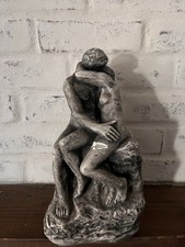 Vintage Artistic Royal Kraft Ltd Seated Figure Sculpture 12” Tall CouplesEmbrace picture