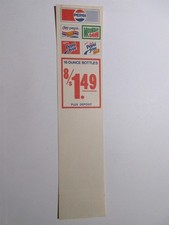 Vintage Pepsi Mountain Dew Pepsi Free pricing tag picture