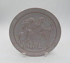 VINTAGE FRANKOMA DECORATIVE PLATE FLIGHT INTO EGYPT 1968 MADE IN USA picture