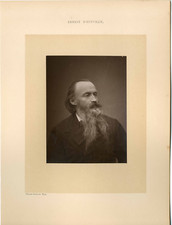 Gallot Charles, Ernest d'Hervilly, writer Photoglyptie d'era,Pa picture