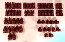 Vintage Buddha Figures To Heavy To Be Plastic Maybe Bakelite? Lot Of 55 Figures picture