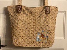 Vintage Disney Store Lady And The Tramp Bag embroidered woven picture