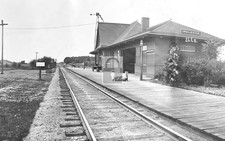 Railroad Train Station Depot Ingleside Illinois IL - Reprint picture