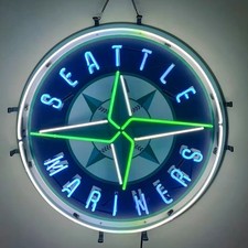 US STOCK Seattle Mariners Neon Sign 24