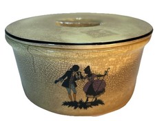 VTG 1920's Tobacco Cannister Pottery Edwin Bennett 