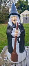 Vintage Empire Wicked Witch Lighted Blow Mold Halloween Decoration picture
