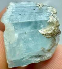 51 Carat Ultra Rare Goshenite Huge Crystal With Mica From Gilgit @PAK picture