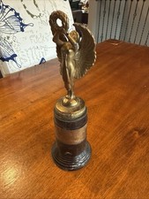 1948 MCBC Bronze Goddess Winged Trophy  Vintage  picture