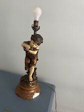 VINTAGE MID CENTURY LEVITON BOY FIGURE LAMP 27inch MADE IN USA picture