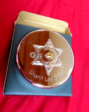 Vintage Los Angeles County California Sheriff’s Paper Weight NWT Sheriff Lee Bac picture