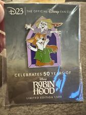 D23-Exclusive Robin Hood 50th Anniversary Pin – Limited Edition  picture