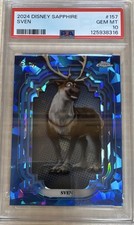 2024 Topps Chrome Disney Sapphire Sven #157 Frozen PSA 10 picture