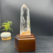 1.29LB   Natural White crystal pillar quartz crystal reiki healing picture