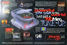 Jaguar CD Atari Vintage Wall  Print Ad 16x11  1995 picture