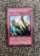 Solemn Judgment - MRD-E127 - Ultra Rare - Unlimited Edition Metal Raiders picture