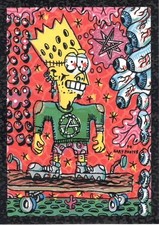 THE SIMPSONS RARE 1994 SKYBOX SERIES 2 ARTY ART CARD A3 BART SIMPSON - NM/M picture