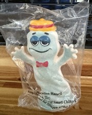 Vintage General Mills Boo Berry Cereal Ghost Figure Coin Bank New In Package 7