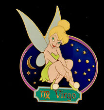 RARE JUMBO Disney Pin Horoscope Virgo Tinker Bell Astrology LE 300 NOC picture