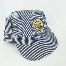 Engineer Conductor Hat Cap Cumbres Toltec Scenic RR Gorge Route Fitted 7 1/4 picture