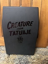 CREATURE FROM TATUAJE BLACK COFFEN WOODEN EMPTY CIGAR BOX WITH SILVER LATCH MINT picture